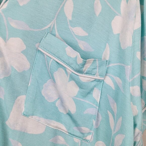 Kate Spade New York pajama top only sz XL short sleeve button up clouds - Picture 3 of 10